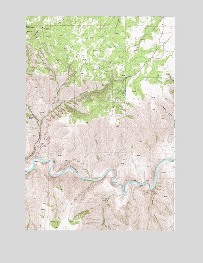 Fields Spring, WA USGS Topographic Map