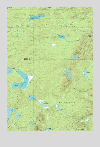 Fifth Musquacook Lake, ME USGS Topographic Map