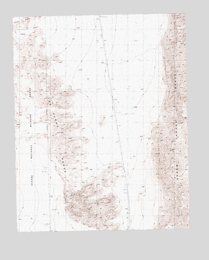 Arrow Canyon NW, NV USGS Topographic Map