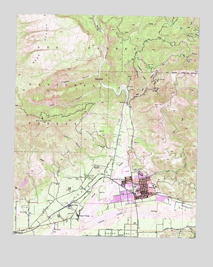 Fillmore, CA USGS Topographic Map