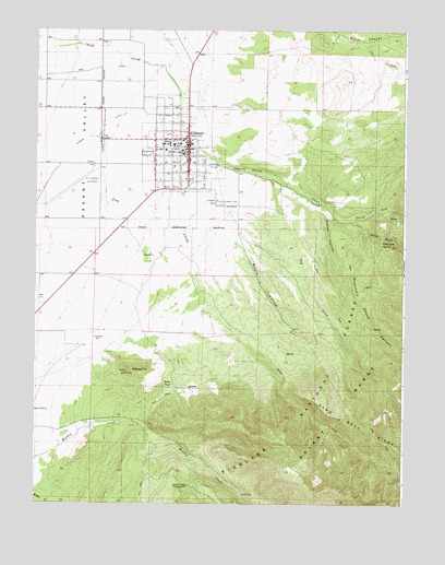 Fillmore, UT USGS Topographic Map
