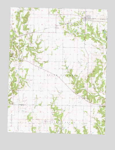 Fillmore, IL USGS Topographic Map