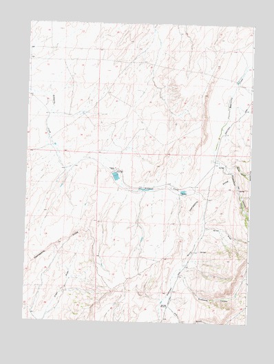 Fillmore Ranch, WY USGS Topographic Map