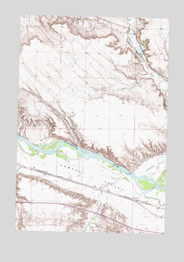 Finch, MT USGS Topographic Map