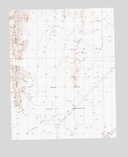 Arrow Canyon SE, NV USGS Topographic Map