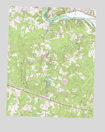 Fine Creek Mills, VA USGS Topographic Map