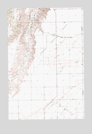 Arrow Creek, MT USGS Topographic Map