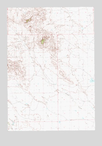 Finger Buttes East, MT USGS Topographic Map
