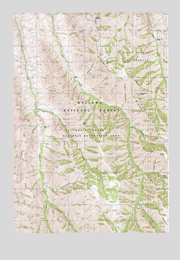 Fingerboard Saddle, OR USGS Topographic Map
