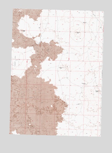 Fingers Butte, ID USGS Topographic Map