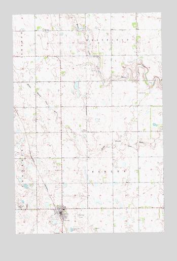 Finley, ND USGS Topographic Map