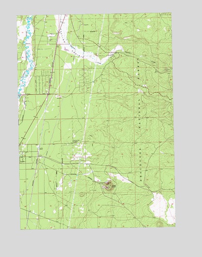 Finley Butte, OR USGS Topographic Map