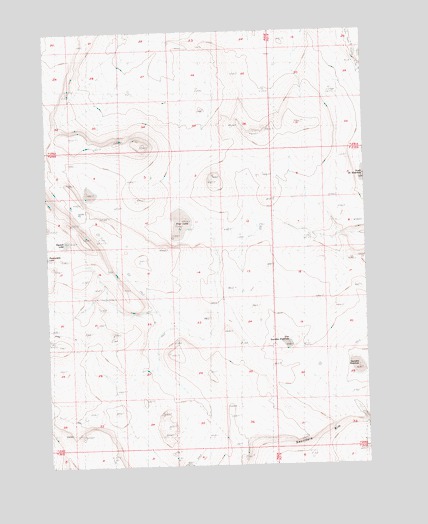Fire Lake, OR USGS Topographic Map