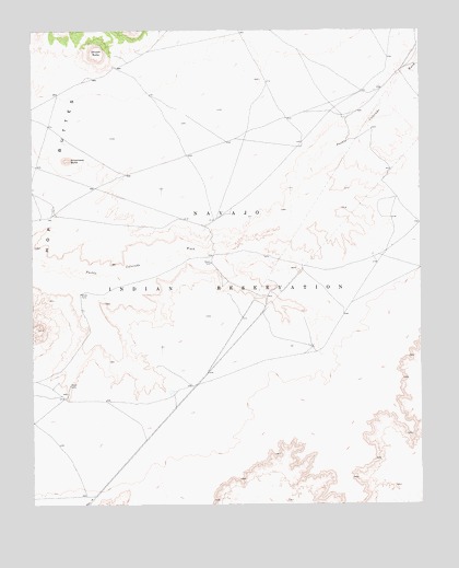 Arrowhead Butte, AZ USGS Topographic Map