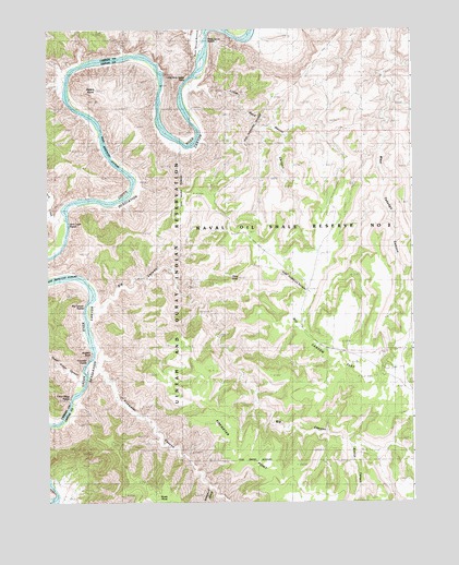 Firewater Canyon North, UT USGS Topographic Map
