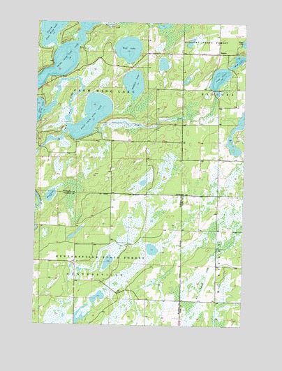 First Crow Wing Lake, MN USGS Topographic Map