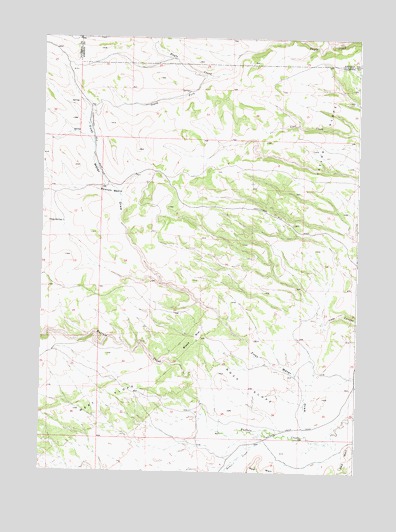 First Water Draw, WY USGS Topographic Map