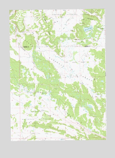 Fish Creek Park, WY USGS Topographic Map