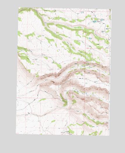 Fish Lake, OR USGS Topographic Map