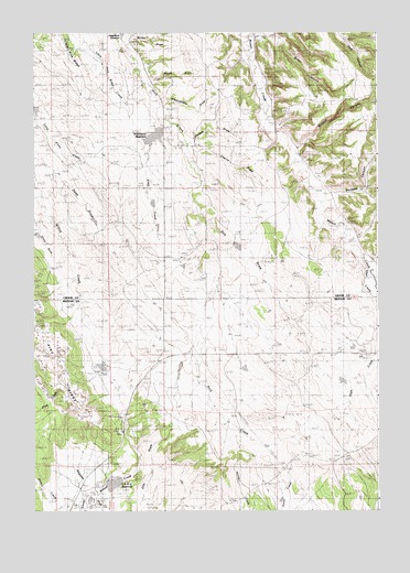 Arrowhead Reservoir, WY USGS Topographic Map