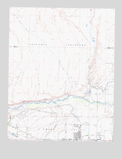 Fish Slough, CA USGS Topographic Map