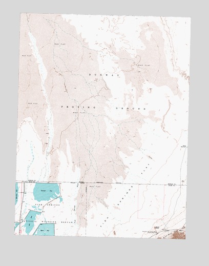 Fish Springs NE, UT USGS Topographic Map
