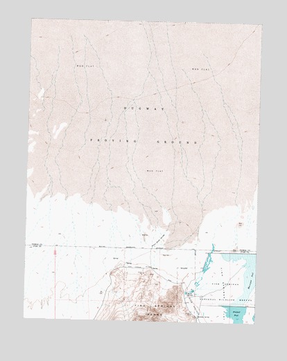 Fish Springs NW, UT USGS Topographic Map