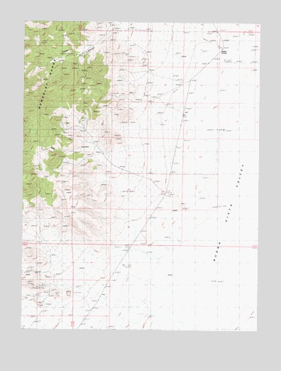 Fisher Canyon, NV USGS Topographic Map