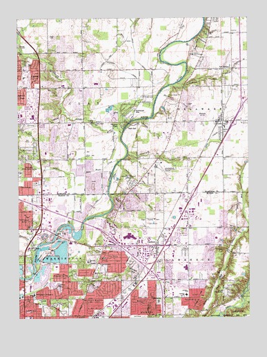 Fishers, IN USGS Topographic Map
