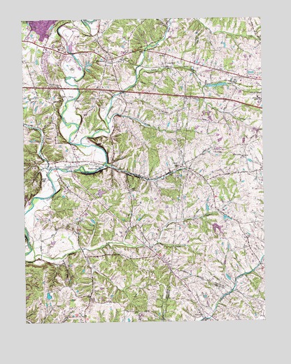 Fisherville, KY USGS Topographic Map