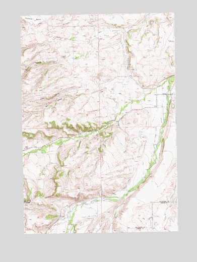 Fishtail, MT USGS Topographic Map