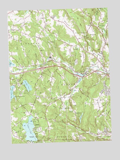 Fitchville, CT USGS Topographic Map