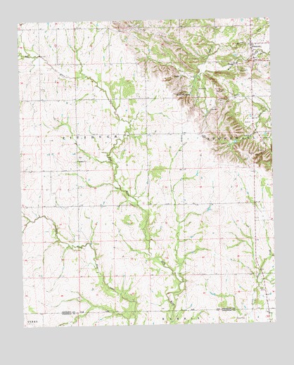 Fittstown, OK USGS Topographic Map