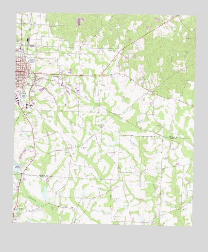 Fitzgerald East, GA USGS Topographic Map