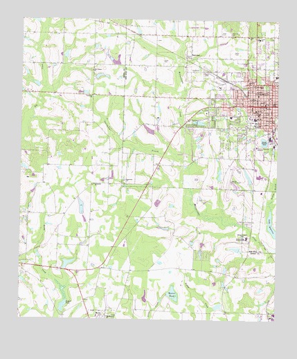 Fitzgerald West, GA USGS Topographic Map