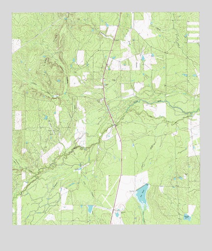 Fitzpatrick Hollow, TX USGS Topographic Map