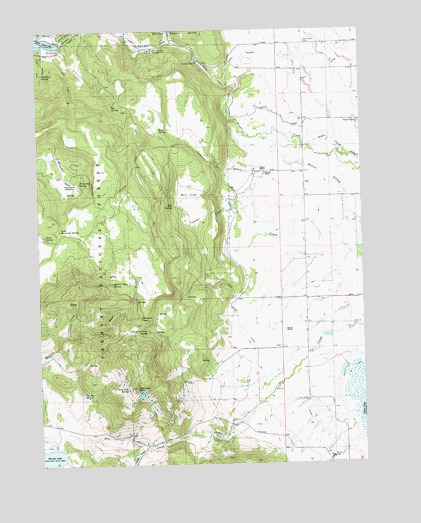 Fitzwater Point, OR USGS Topographic Map