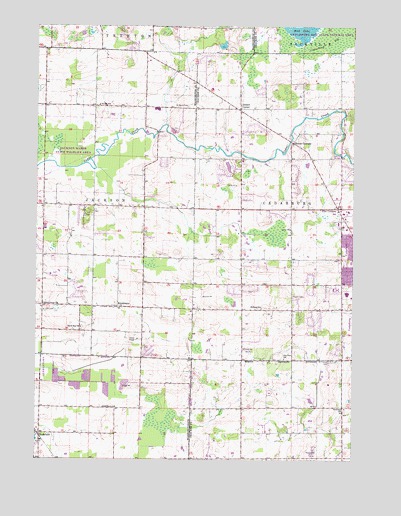Five Corners, WI USGS Topographic Map