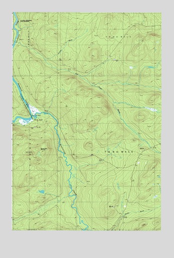 Five Finger Brook, ME USGS Topographic Map
