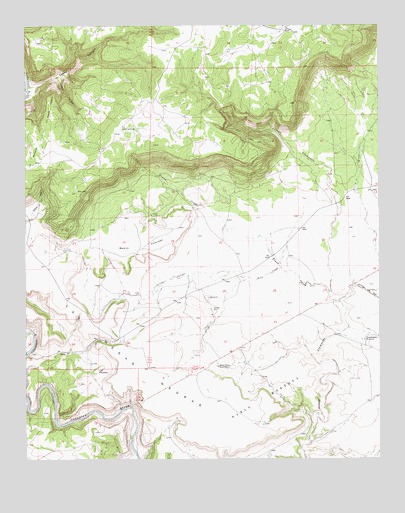 Arroyo Alamocito, NM USGS Topographic Map