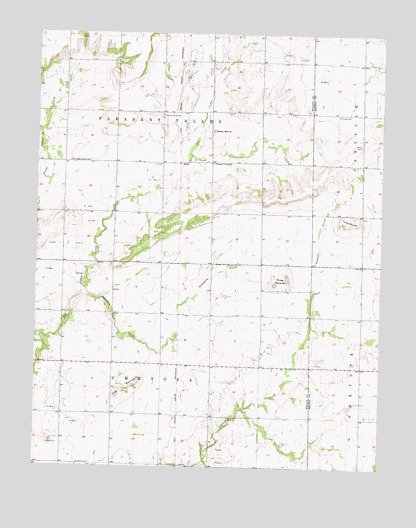 Five Mounds, KS USGS Topographic Map