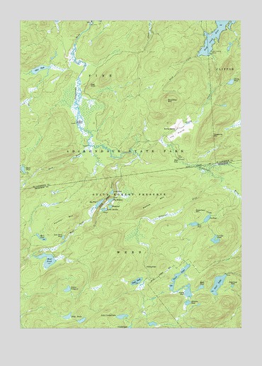 Five Ponds, NY USGS Topographic Map