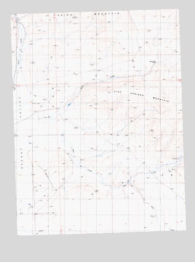 Five Springs, CA USGS Topographic Map