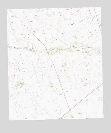 Five Wells Ranch NW, TX USGS Topographic Map