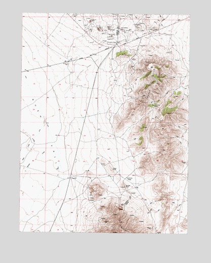 Fivemile Pass, UT USGS Topographic Map
