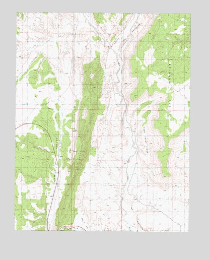 Fivemile Valley, UT USGS Topographic Map