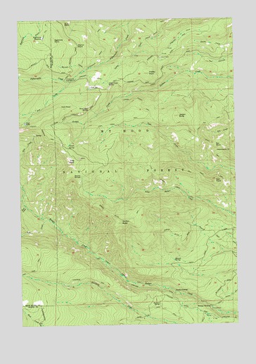 Flag Point, OR USGS Topographic Map