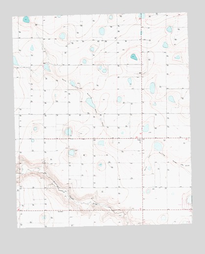 Flagg, TX USGS Topographic Map