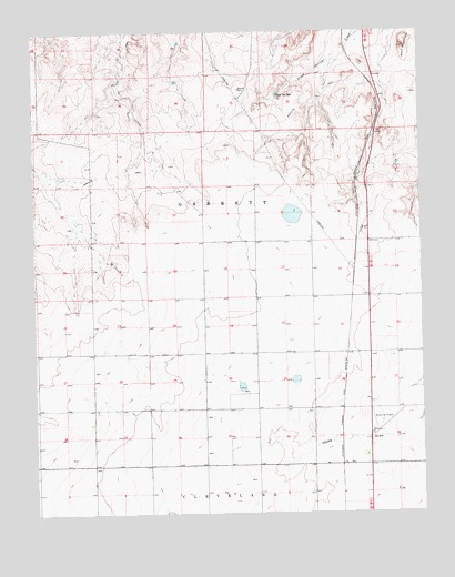 Flagg Springs, OK USGS Topographic Map