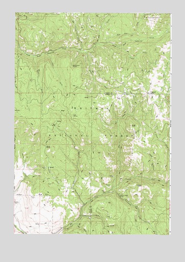 Flagstaff Butte, OR USGS Topographic Map